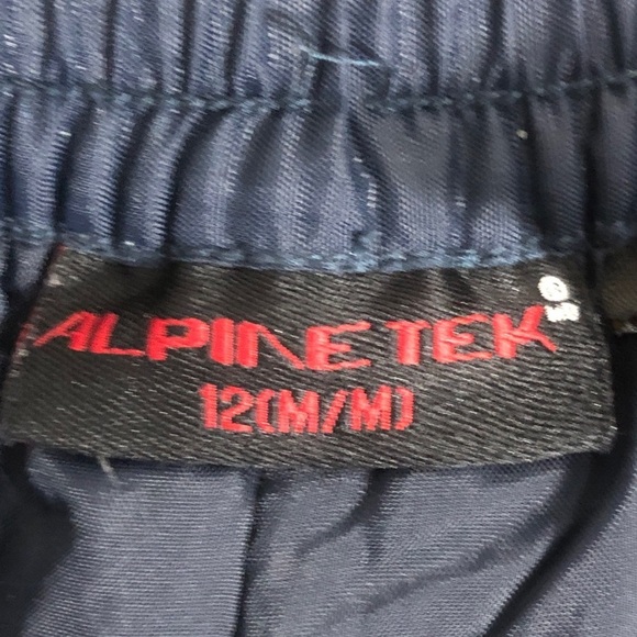 Boys Navy Blue Snow Pants. Alpine Tek. Size 12. 25” Waist /25” Leg - Picture 7 of 7